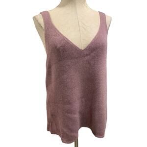 Size‎ 3X Old Navy New Womens Plus Size Mauve Sleeveless Sweater V-Neck